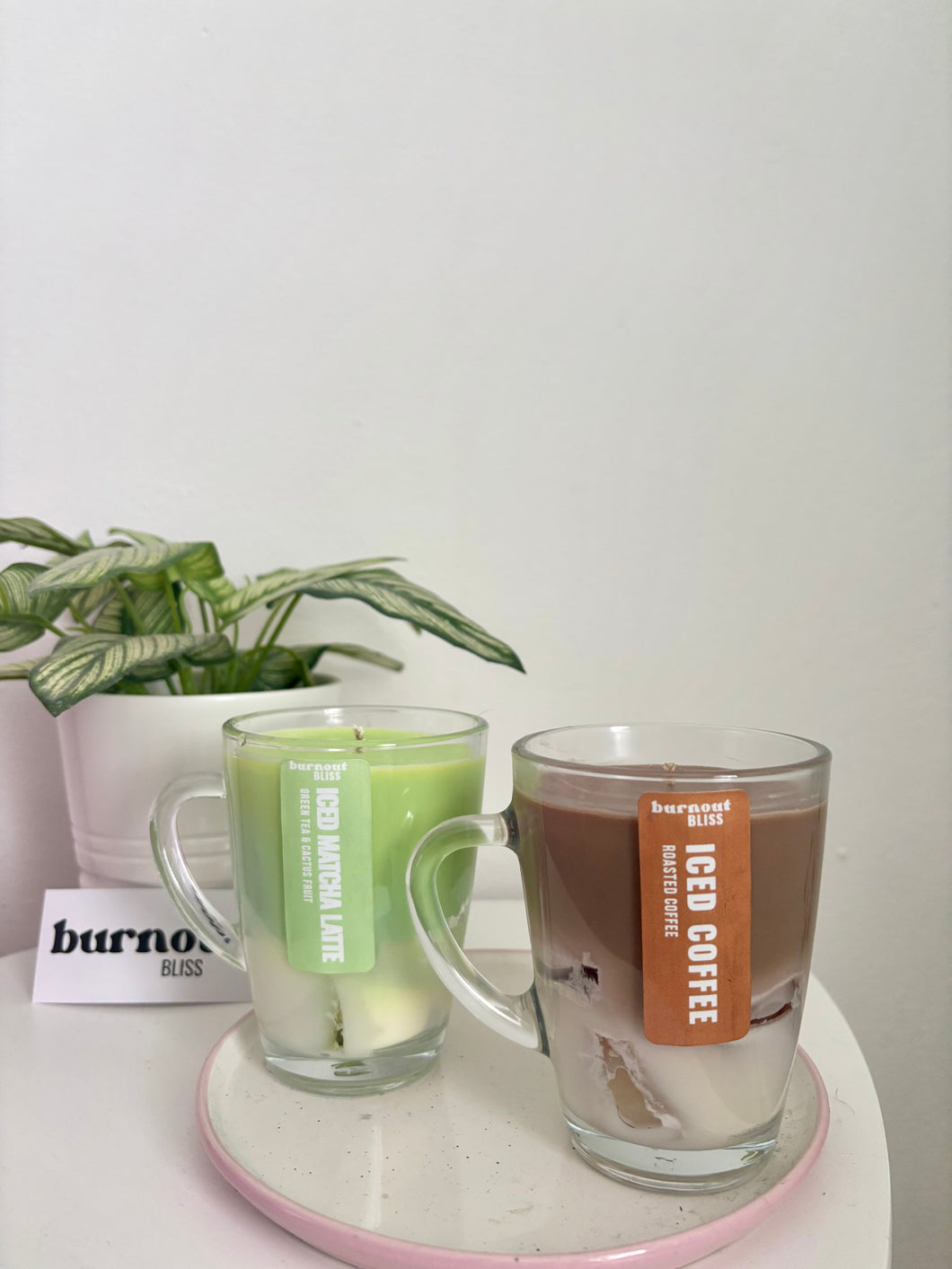Large Iced Matcha + Coffee Candle Bundle