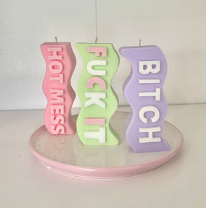Unscented Novelty Pillar Candle