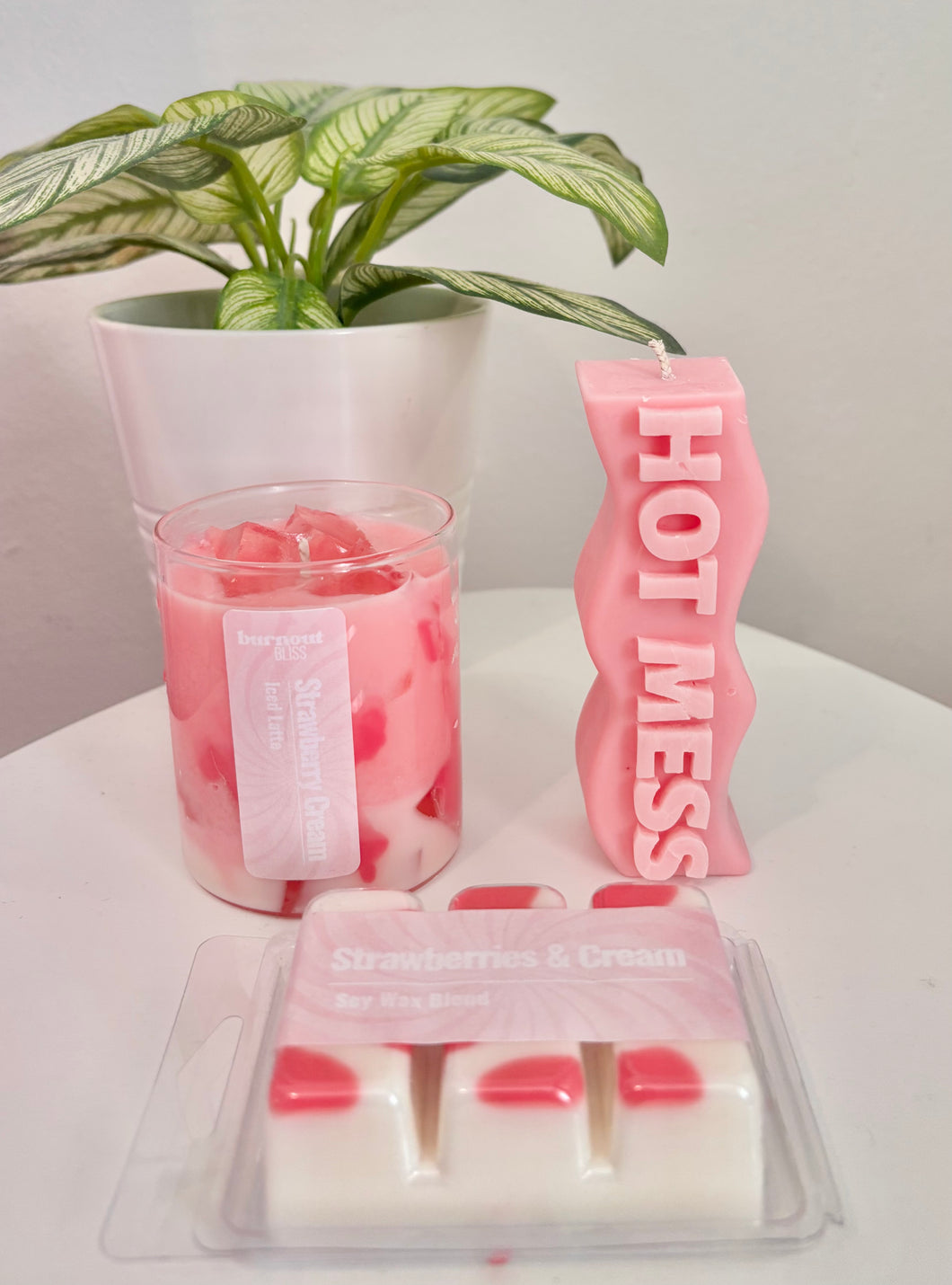 Strawberries & Cream Gift set - 3 Items