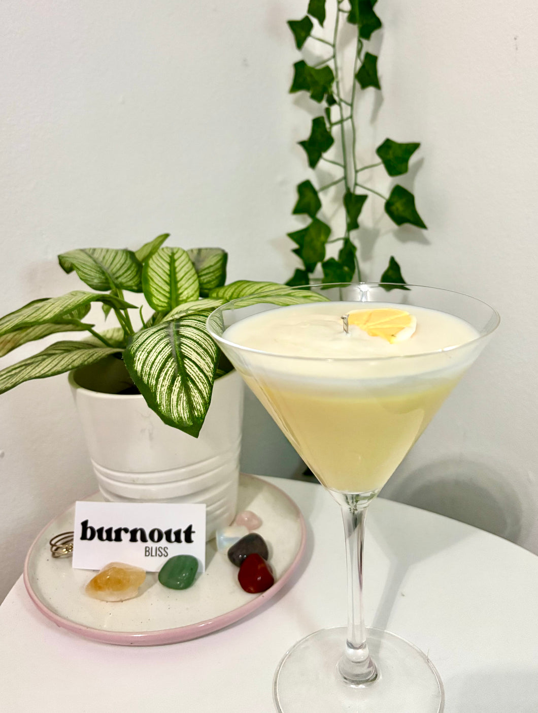 Lemon Drop Martini Candle