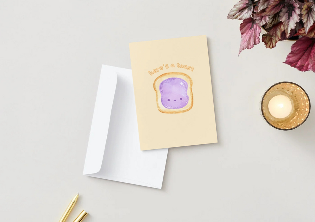 Here's a toast -  Celebratory Card